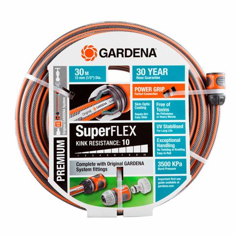 GARDENA COMFORT FLEX HOSE 13 X 30 - WITH FITTINGS