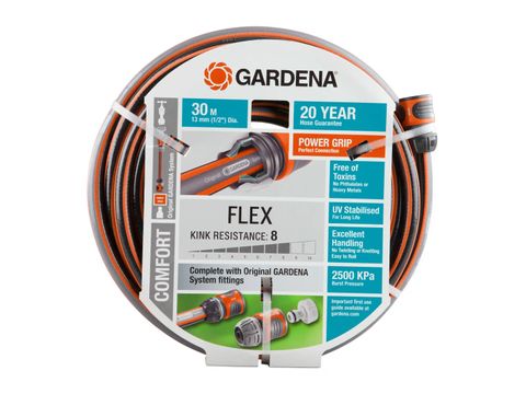 GARDENA COMFORT FLEX HOSE 13 X 30 - WITH FITTINGS