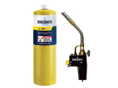 BERNZOMATIC TORCH HEAD + MAPP GAS CYLINDER   TS8000TK