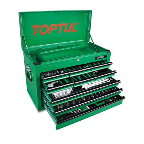 TOPTUL 186PC PROF TOOL KIT IN 9DRW