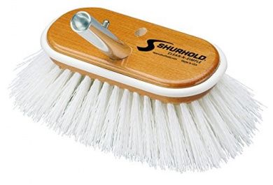 SHURHOLD DECK BRUSH 150MM STIFF  [WHTE BRISTLES]