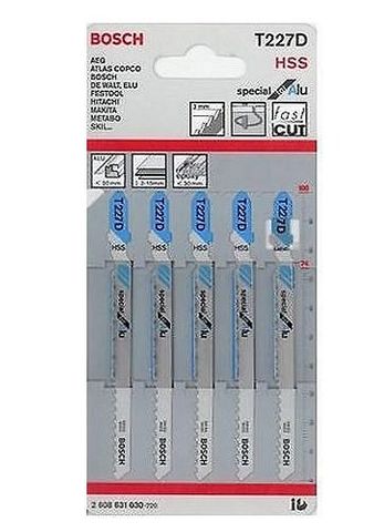 BOSCH JIGSAW BLADE 5/PK FOR ALUMINIUM