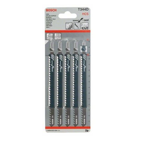 BOSCH JIGSAW BLADE 5/PK WOOD/SPEED