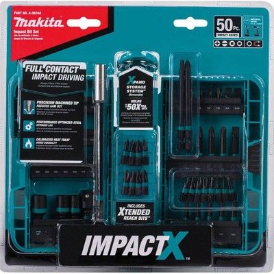 MAKITA 50PC IMPACT DRIVER BIT SET