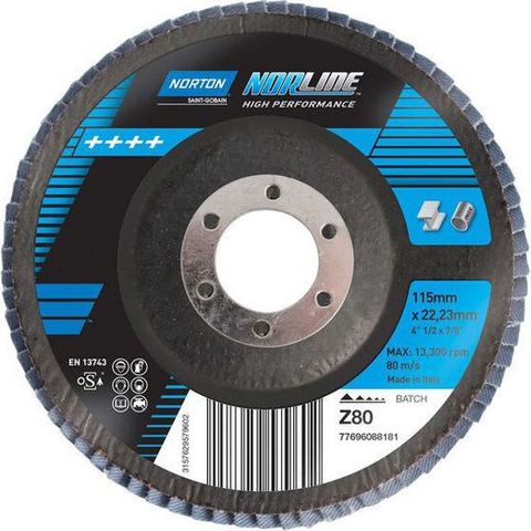 NORLINE FLAP DISC 115X22 120G    63642580353