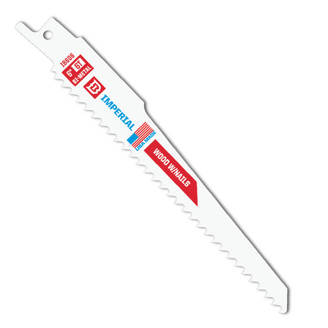 IMPERIAL | TUFF  RECP BLADE WOOD/NAILS 152MM 6T