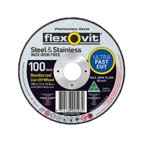 FLEXOVIT CUT-OFF 100 X 1.0  S/S