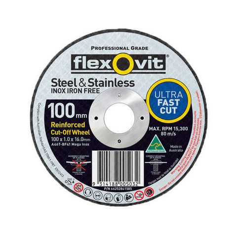 FLEXOVIT CUT-OFF 115 X 1.0  S/S