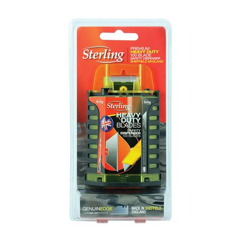 STERLING UTILITY BLADE DISPENSER 100/PK