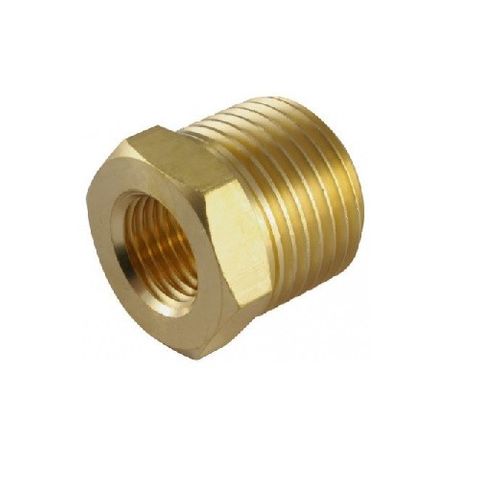 BRASS REDUCING BUSH 1/4 X 1/8