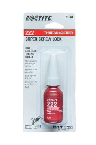 LOCTITE 10ML 222 SCREW LOCK 22220