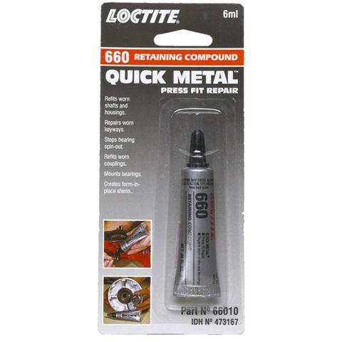 LOCTITE QUICKMETAL RETAINING COMP 6ML