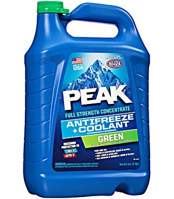 PEAK RTU PREMIX 50/50 COOLANT A/F GREEN 3.78L