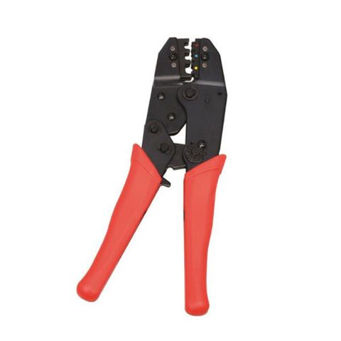 TOLEDO RATCHET CRIMPING PLIER RED/YEL/BL
