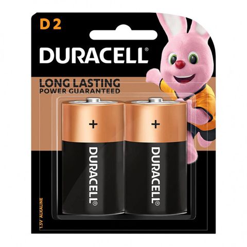 DURACELL/ENERGIZER  ALKALINE BATTERY D TWIN PACK