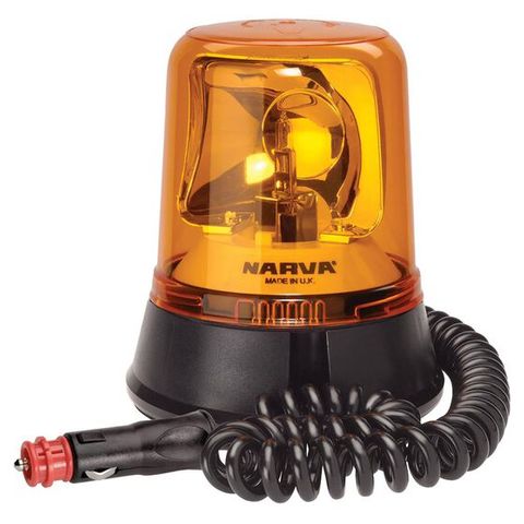 NARVA FLASHING BEACON 12/24V AMBER MAG