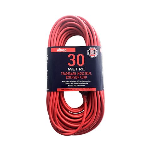 ALTONA XHD EXTENSION LEAD 30M - RED