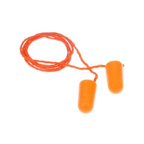 3M 1110 EAR PLUGS - WITH CORD -  SINGLES / LOOSE