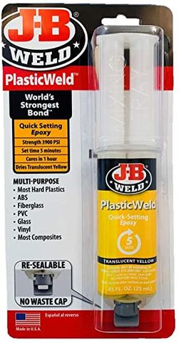 J-B WELD PLASTICWELD EPOXY 5MIN 25ML SYRINGE