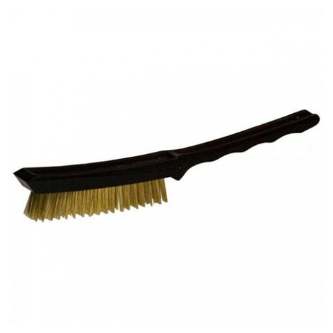 SNG 4-ROW SCRATCH BRUSH  BLACK /  BRASS