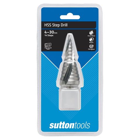 SUTTON HSS STEP DRILL  4-30MM