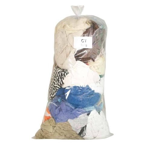 COLOURED COTTON RAGS 20KG BAG