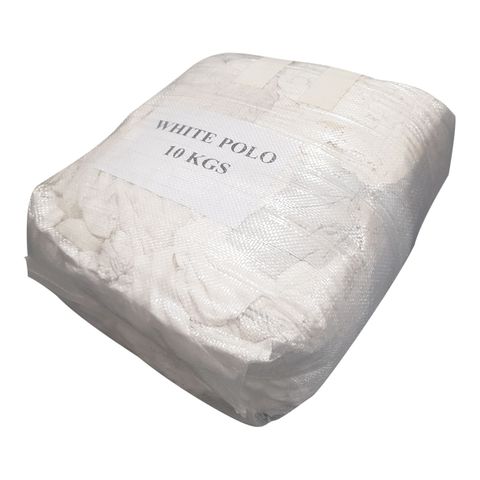 WHITE COMPRESSED RAGS 10KG