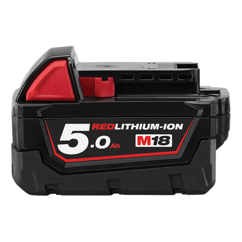 MILWAUKEE M18 RED LI BATTERY 18V 5.0AH