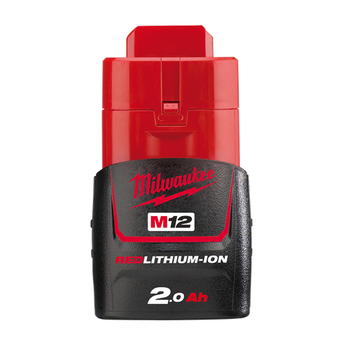 MILWAUKEE M12 RED LI BATTERY 12V 2.0AH