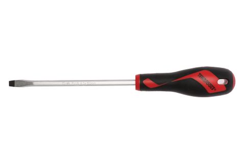 TENG MEGADRIVE LONG SCREWDRIVER FLAT  6.5 X 150  [HEX SHANK]