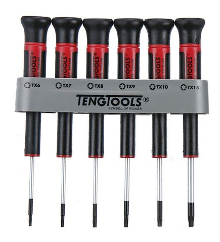 TENG 6PC MINI TX SCREWDRIVER SET