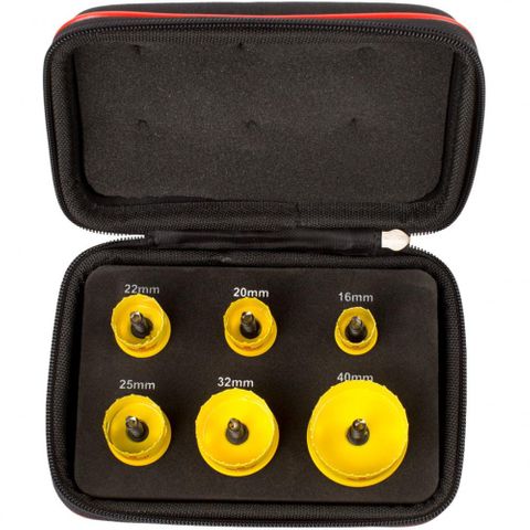 STARRETT 6PC GP HOLESAW SET 16-40MM