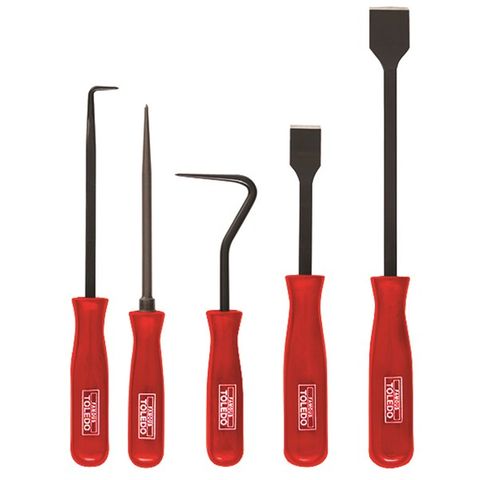 TOLEDO 5PC SCRAPER & HOOK SET