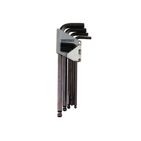 TENG 9PC LONG ARM BALL HEX KEY SET AF 5/64- 3/8