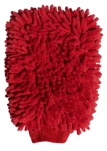 SHURHOLD MICROFIBRE WASH MITT - RED
