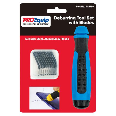 PROEQUIP DEBURRING TOOL WITH 10 BLADES