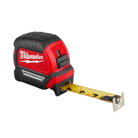 MILWAUKEE COMPACT MAGNETIC TAPE MEASURE 25MM  10M