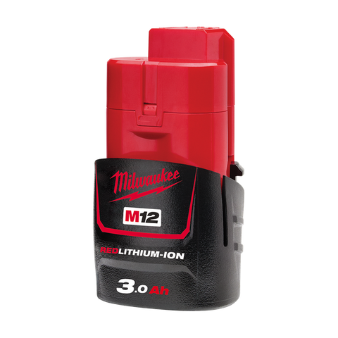 MILWAUKEE M12 LITHIUM BATTERY 3.0AH - ONE PACK