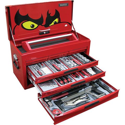 TENG 152PC GENERAL STARTER TOOL KIT IN 6-DRW