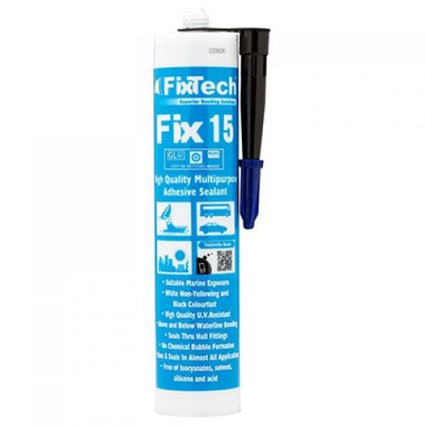 FIXTECH ADHESIVE SEALANT BLACK 290ML