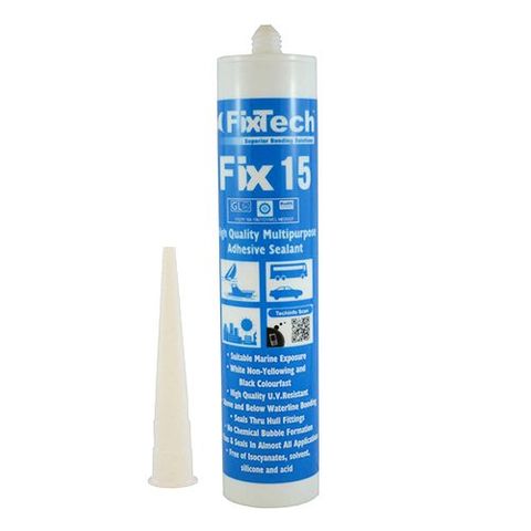 FIXTECH ADHESIVE SEALANT WHITE 290ML