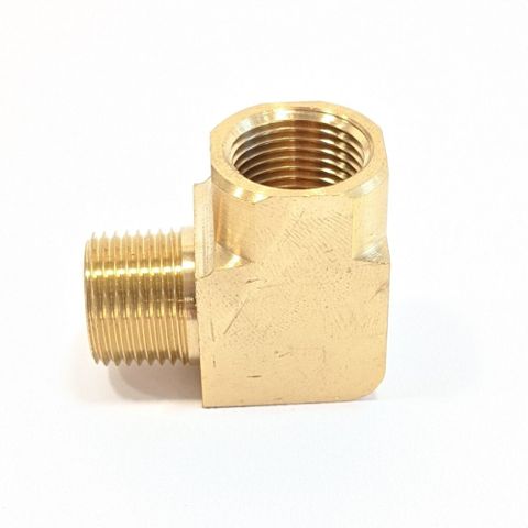 BRASS 90 DEG STREET ELBOW M/F 1/2