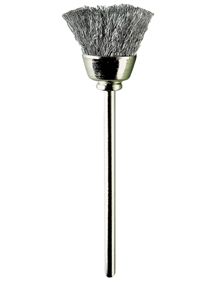 PG MINI M.4010 STEEL CUP WIRE BRUSH 12MM