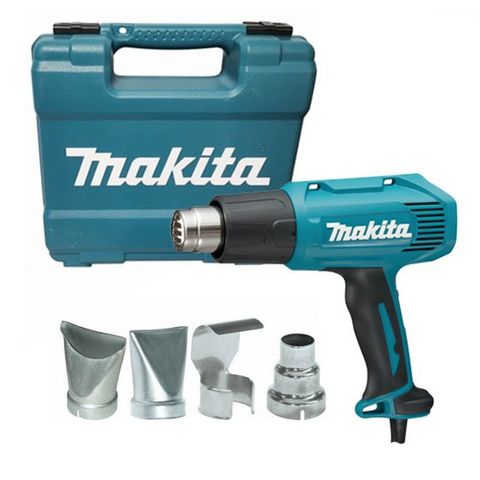 MAKITA HOT AIR GUN KIT WITH 4 NOZZLES 2000W  LCD VARIABLE