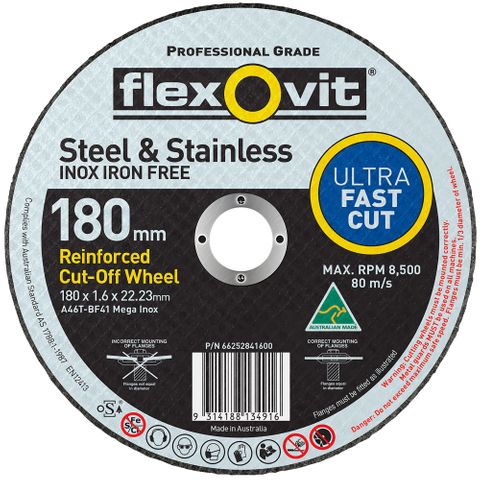 FLEXOVIT CUT-OFF 178 X 1.6  S/S