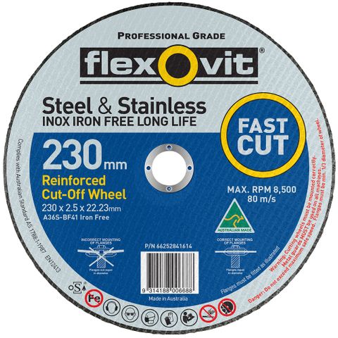 FLEXOVIT CUT-OFF 230 X 2.5  S/S