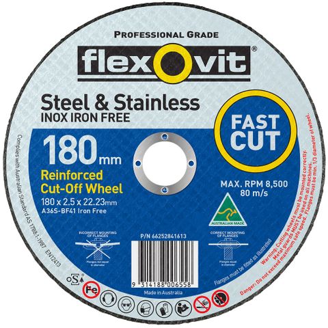 FLEXOVIT CUT-OFF 178 X 2.5  S/S