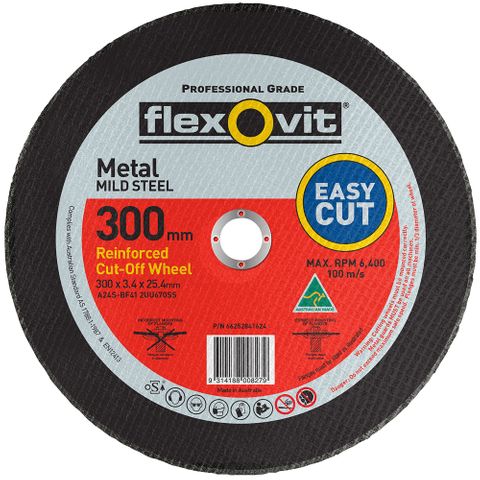 FLEXOVIT CUT-OFF DISC 305 X 3.4 X 25.4 FOR DEMO SAW 6.4K