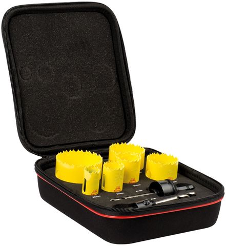 STARRETT 8PC GENERAL PURPOSE DC HOLESAW SET 22-64MM