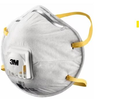 3M P1 PARTICLE VALVED DUST MASK  - SINGLES *